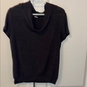 Women's Black Short Sleeve Sweater